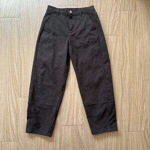 Everlane Black The Utility Barrel Pant (Size 4)